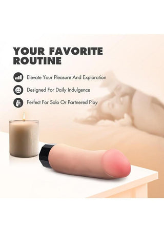 Dr. Skin Silicone Dr. Hunt Rechargeable Vibrating Dildo