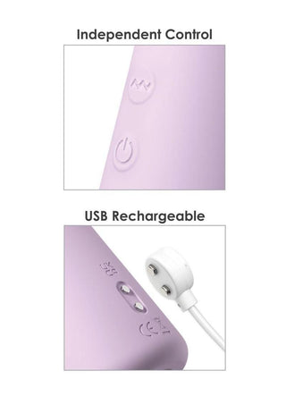 Fantasy For Her Fantasy Twist Dual Rechargeable Silicone Vibrator