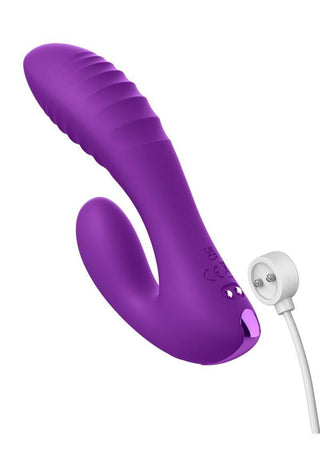 Fantasy For Her Secret Lover Rechargeable Silicone Vibrator with Stimulator