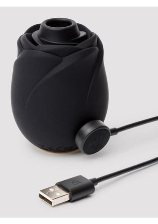Fifty Shades Of Grey Hearts and Flowers Rose 2.0 Rechargeable Silicone Clitoral Stimulator