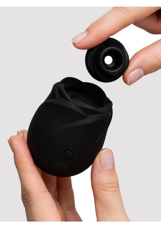 Fifty Shades Of Grey Hearts and Flowers Rose 2.0 Rechargeable Silicone Clitoral Stimulator