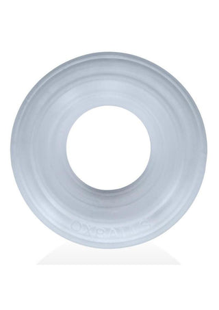 Hunkyjock Roto Grooved Gripper Ribbed Cockring - Clear Steam - Clear