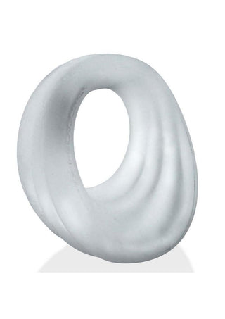 Hunkyjunk Expander Slimmer Scoop Style Silicone Cockring - Clear Steam