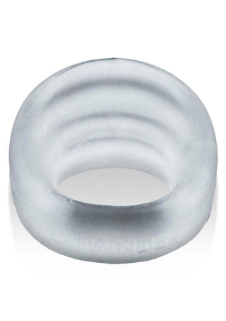 Hunkyjunk Expander Slimmer Scoop Style Silicone Cockring - Clear Steam