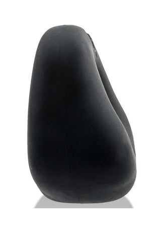 Hunkyjunk Fit Bulge Hung-Style Silicone Cockring - Black Fog
