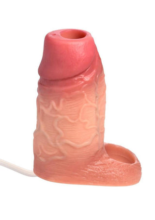 Jock Silicone Penis Squirting Enhancer with Ball Strap