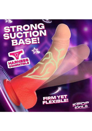 K Pop Zayen Silicone Dildo with Balls