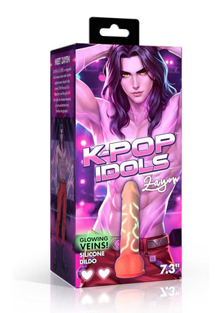 K Pop Zayen Silicone Dildo with Balls - Vanilla