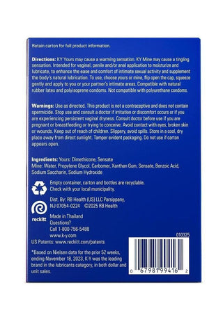 K-Y Yours and Mine Couples Lubricant