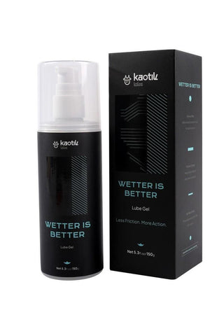 Kaotik Labs Wetter Is Better Lube Water Based Lubricant Gel - 5.3oz