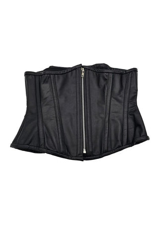 Leather Corset - Black - Large/XLarge