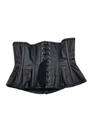 Leather Corset - Black - Large/XLarge