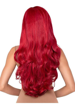 Leg Avenue Long Wavy Wig - Red - 27in