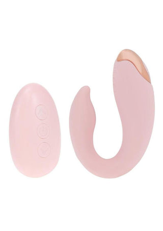 Loveline Darling Daydream 10 Function Rechargeable Silicone G-Spot and Clitoral Vibrator - Pink