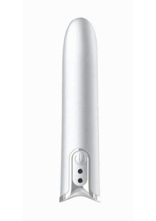 Mini's Imperial Rechargeable Silicone Bullet - Silver