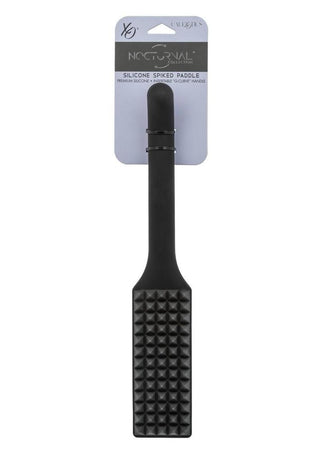 Nocturnal Collection Silicone Spiked Paddle - Black