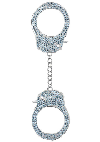 Ouch! Heavy-Duty Diamond Handcuffs - Blue