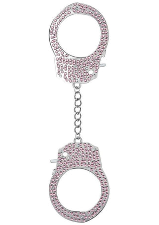 Ouch! Heavy-Duty Diamond Handcuffs - Pink