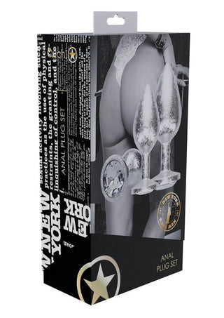 Ouch New York Coll Plug - Silver - Set
