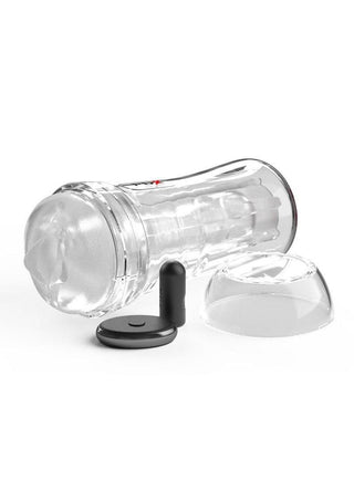 Pdx Extreme Wet Pussies Super Luscious Lips Control Freak Self Lubricating Vibrating Stroker with Remote - Pussy