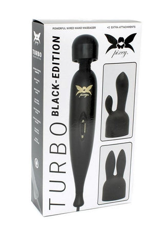 Pixey Turbo Rechargeable Wand - Black
