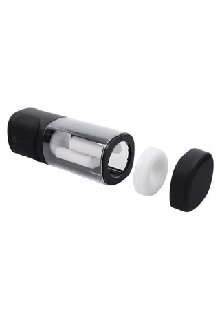 Playboy Side Piece Rechargeable Silicone Warming Sliding Stroker