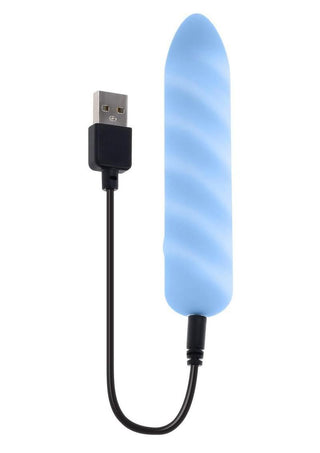 Playboy Unicorn Silicone Rechargeable Vibrating Bullet