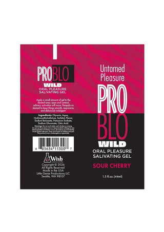 Problo Wild Oral Pleasure Salivating Gel 1.5oz - Sour - Cherry