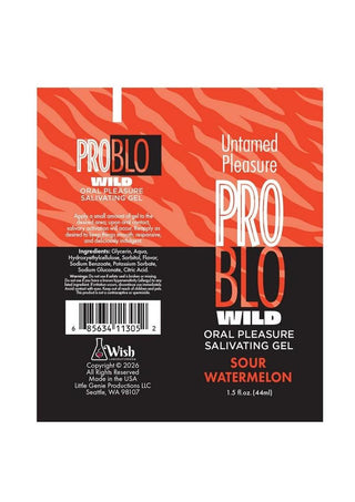 Problo Wild Oral Pleasure Salivating Gel 1.5oz - Sour Watermelon