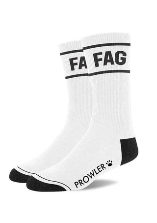 Prowler Red Fag Socks - Black/White