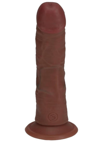 Realrock Ultra Realistic Skin Vibrating Rechargeable Curved Dildo