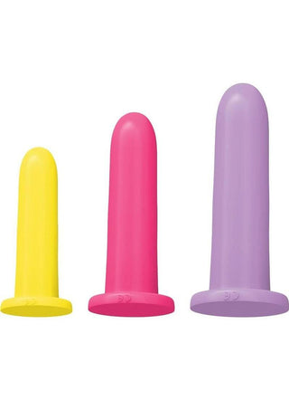 Rock Candy Beginner Silicone Dilator - Multicolor - 3 Piece/Set