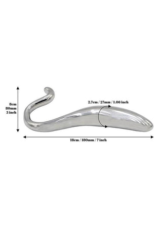 Rouge Stainless Steel Hollow Curved Wand
