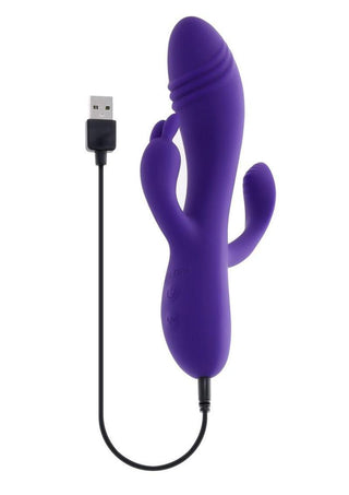 Selopa Triple Tickle Rechargeable Silicone Triple Stimulating Vibrator