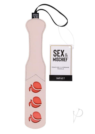 Sex and Mischief Peaches N Creame Paddle - Ivory/Orange