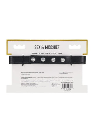 Sex and Mischief Shadow Day Collar