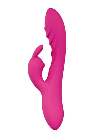 Sexy Things Wild Lust Rechargeable Silicone Rabbit Vibrator - Pink