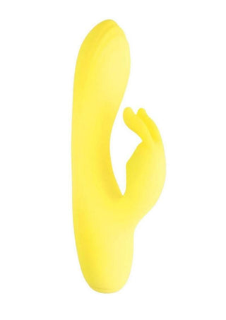 Sorbet Lemon Rechargeable Silicone Rabbit - Yellow