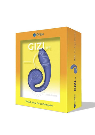 Svibe Snail Gizi Lite Rechargeable Silicone Vibrator - Juicy - Blueberry