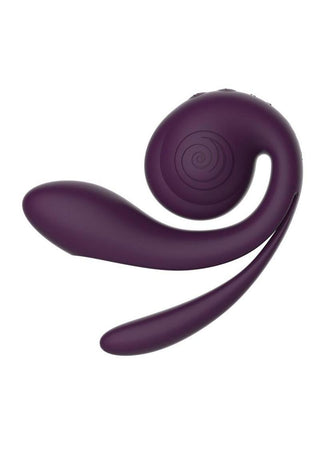 Svibe Snail Gizi Pro Rechargeable Silicone Triple Stimulator - Grape