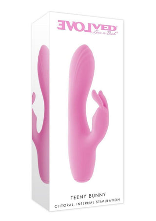 Teeny Bunny Rechargeable Silicone Rabbit Vibrator - Pink