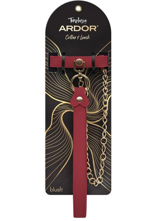 Temptasia Ardor Collar and Leash - Red
