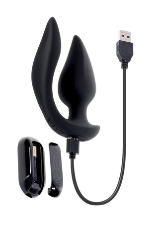 The Genie Rechargeable Silicone Multi-Play Vibrator with Remote