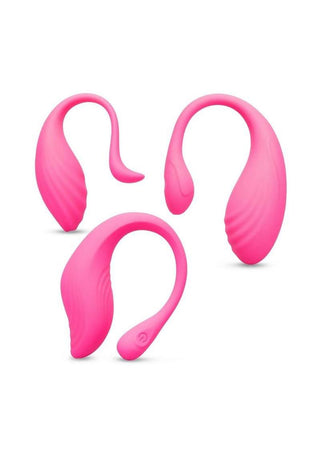 Together Menage A Trois Rechargeable Silicone Remote Control Orgy Egg - Pink - Set
