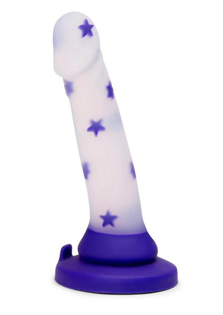 Together Starfloat Bliss Silicone Dildo - Clear/Purple - 6in