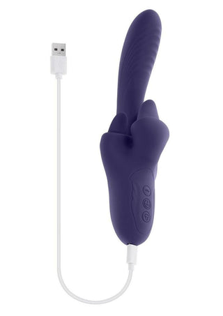 Tongue Twisted Rechargeable Silicone Clitoral Stimulator