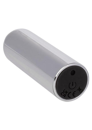 Turbo Buzz 10 Function Rechargeable Bullet - Silver - Bulk