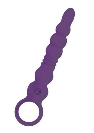 Vibrating Buttfuc Thrusting Rechargeable Silicone Anal Wand