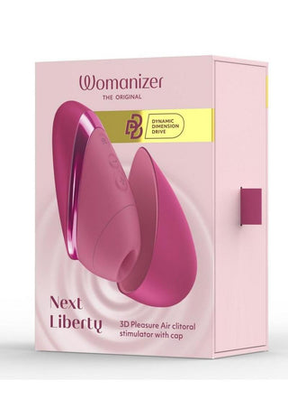 Womanizer Next Liberty Rechargeable Silicone Clitoral Stimulator - Vibrant - Pink
