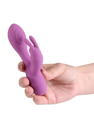 X and O's Devotion Rechargeable Silicone Compact Rabbit Vibrator
